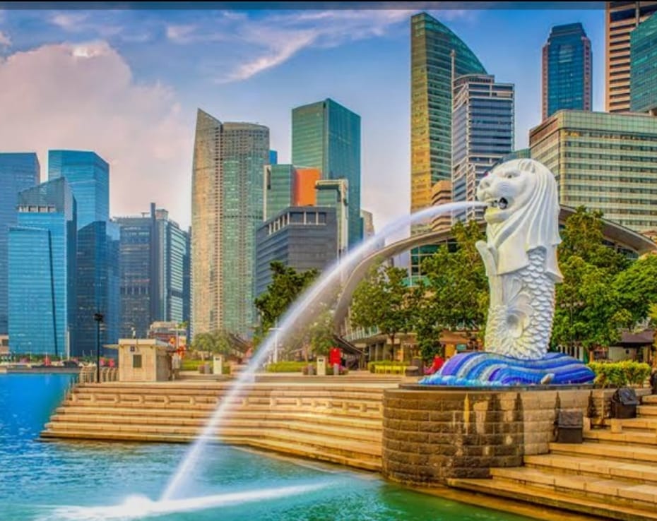 Singapore Marina Bay skyline